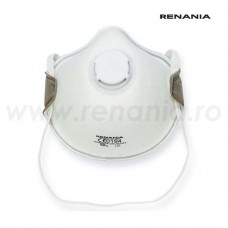 Semimasca de protectie respiratorie tip cupa, FFP3 NR D cu supapa, Renania, art.8D29