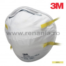 Semimasca de protectie respiratorie tip cupa categoria II FFP1 3M, art.1D37(8710) (8710)